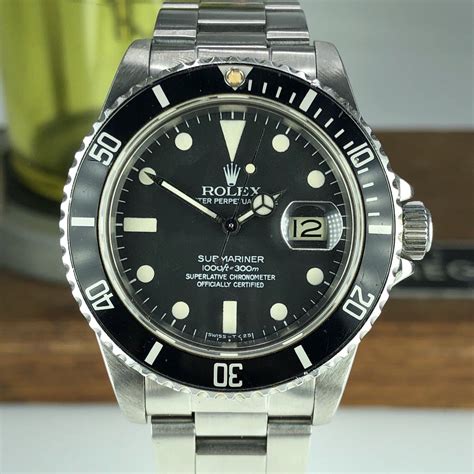 Rolex Submariner Date 16800 Matte Dial Heavy 